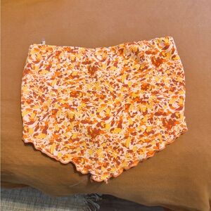 Audrey Orange and Yellow Patterned Top